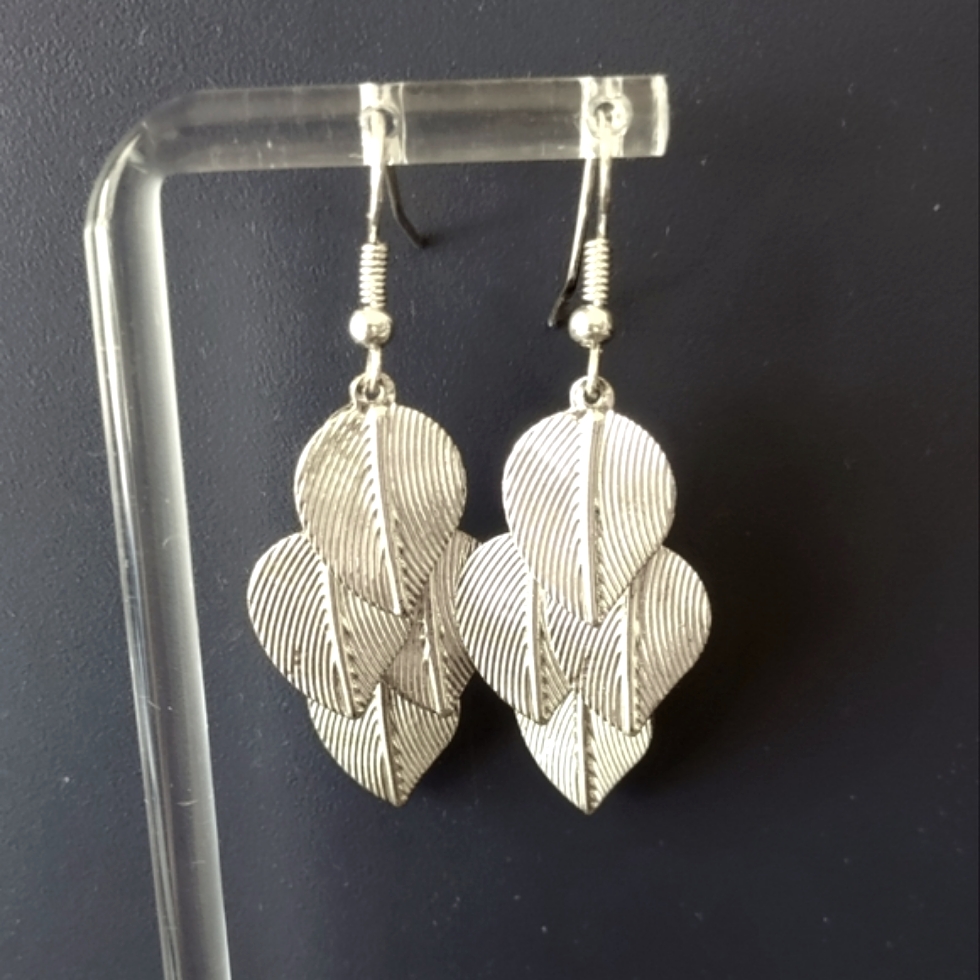Dangle Leaf Earrings